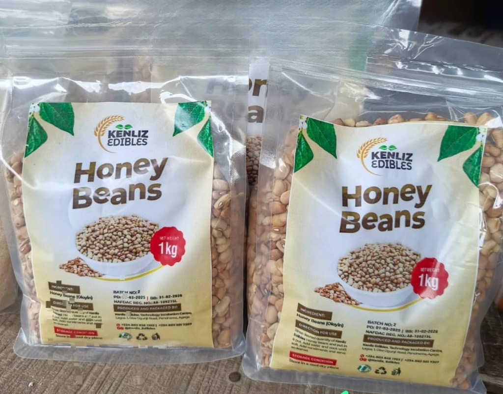 Kenliz Edibles Honey Beans 1kg