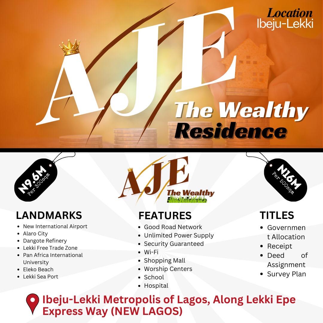 AJE Wealthy Residence, 16M per 500sqm