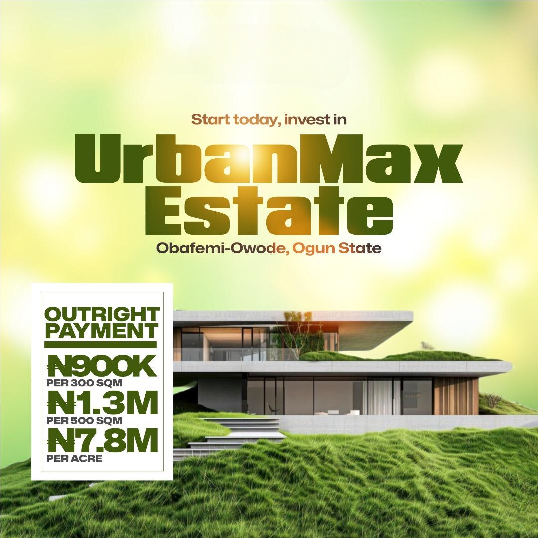 UrbanMax Estate, 1.3M per 500sqm