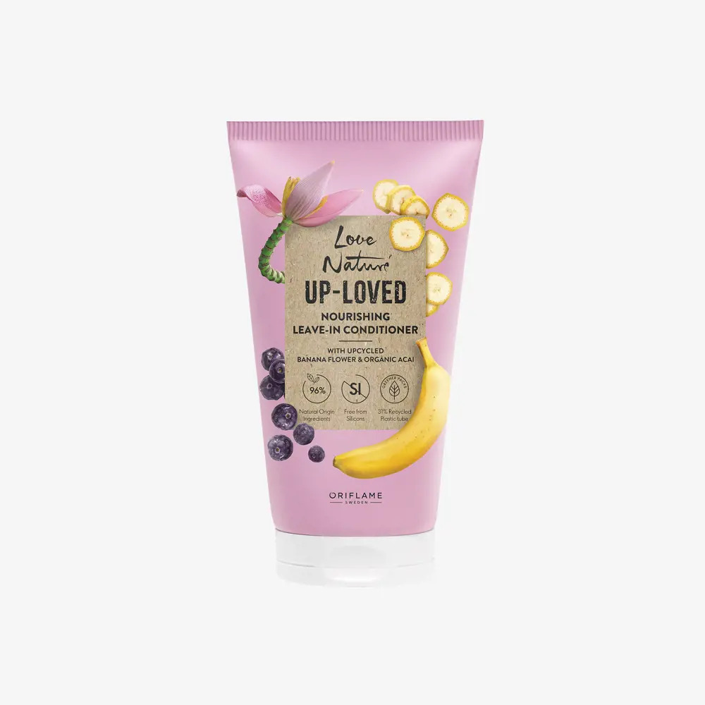 Love Nature Up-Loved Nourishing Leave-in Conditioner with Upcycled Banana Flower & Organic Acai