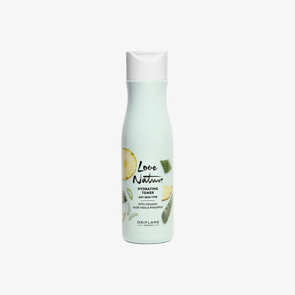 Love Nature Hydrating Toner with Organic Aloe Vera & Pineapple