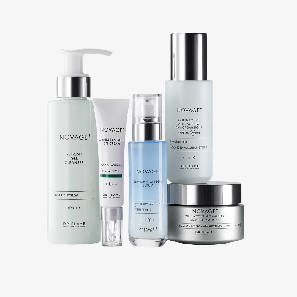 Novage+ Blemish + Age Defy Routine Light