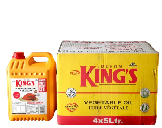 King's Vegetable Oil 5L (x4)