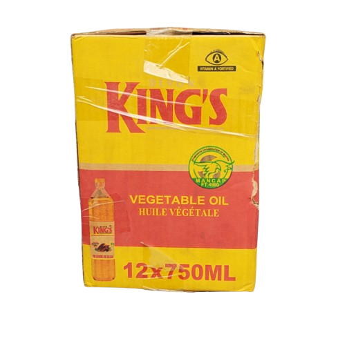 King's Vegetable Oil 750ml (x12)