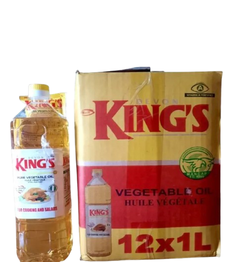 King's Vegetable Oil 1L (x12)
