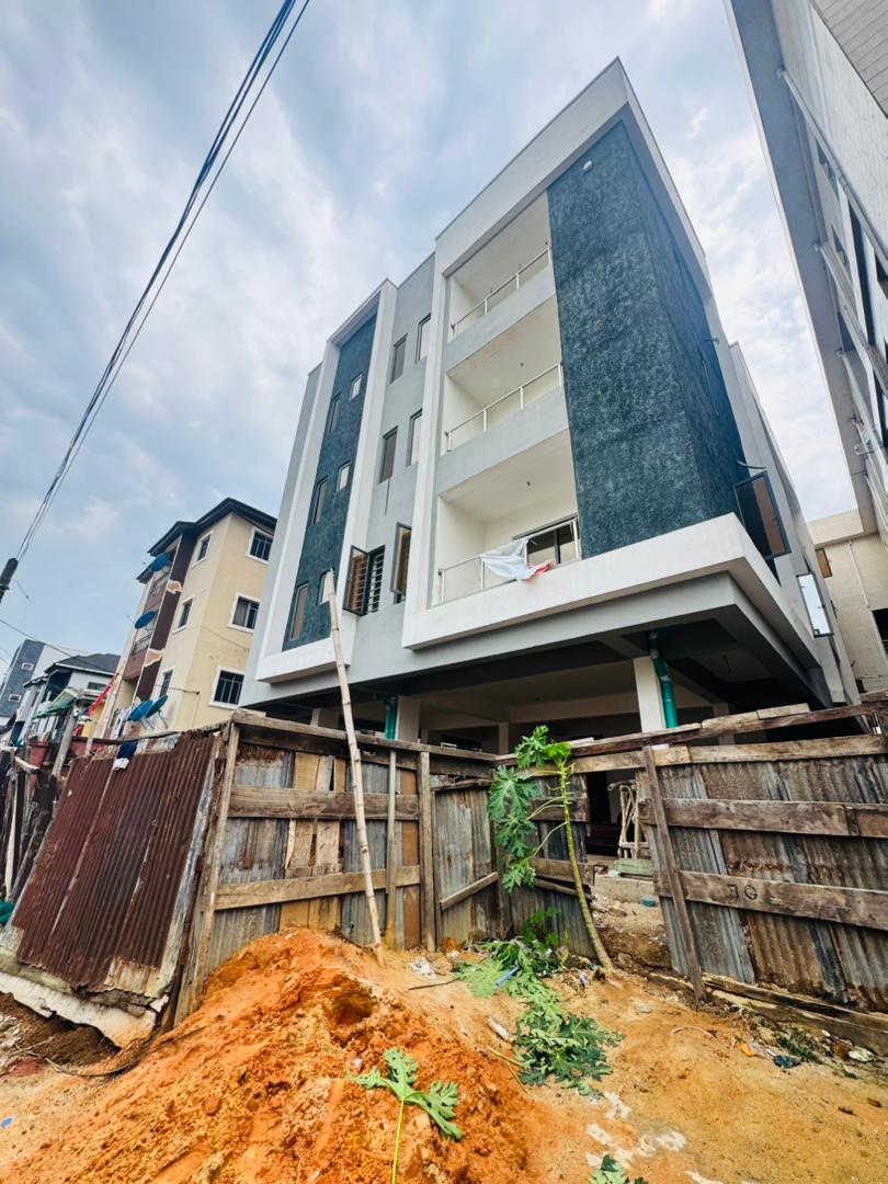 Lovely Built 3-Bedroom Apartments with A room BQ, Yaba, Lagos