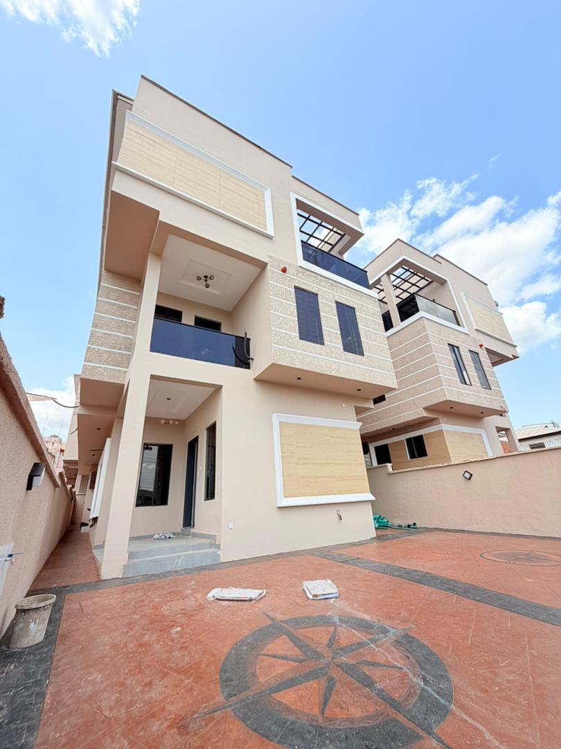 Newly Built 5-Bedroom Fully Detached Duplex with a Room BQ, Omole Phase 1, Lagos