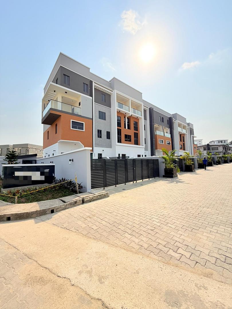 Newly Built 4-Bedroom Maisonette with a Room BQ, Opebi, Ikeja