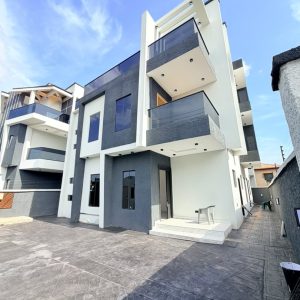 Newly Built 5-Bedroom Fully Detached Duplex with a Room BQ, Omole Phase 1, Lagos