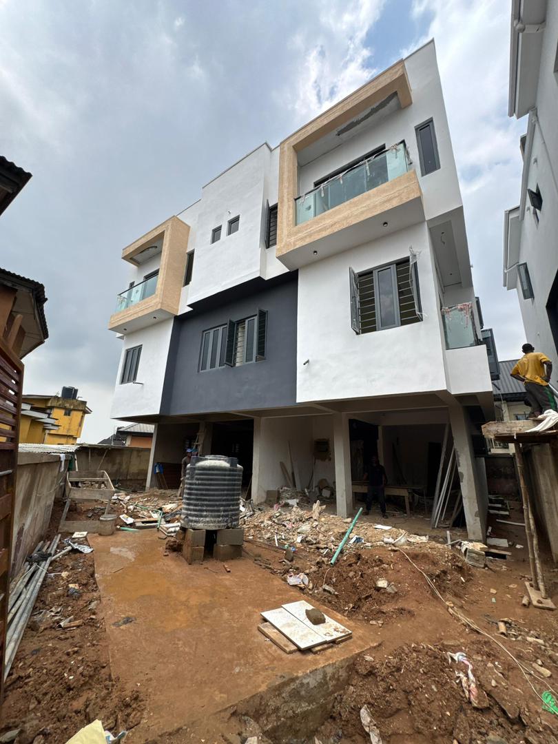 Beautifully Built 4-Bedroom Semi Detached Duplex with a Room BQ, Maryland, Ikeja