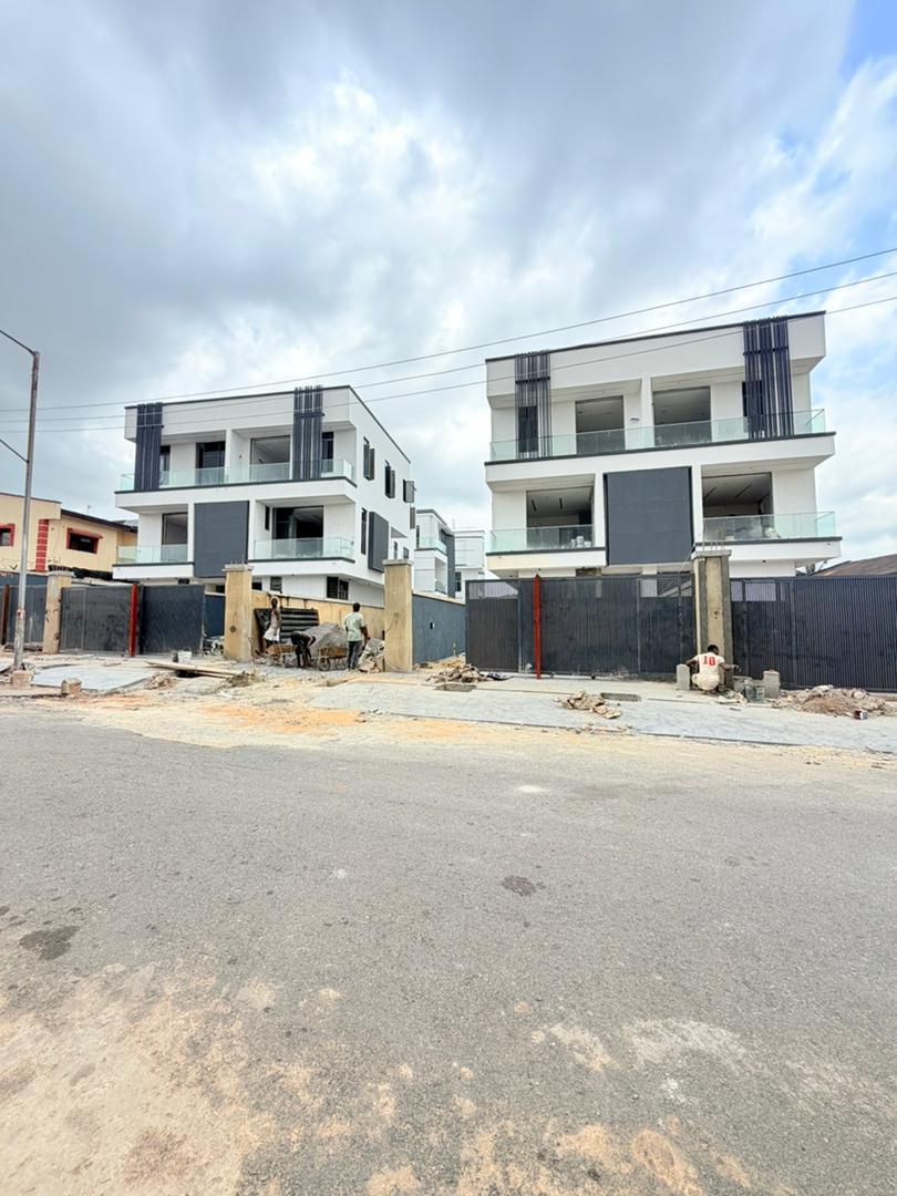 Neatly Built 4-Bedroom Semi Detached Duplex with a Room BQ, Omole Phase 2, Lagos