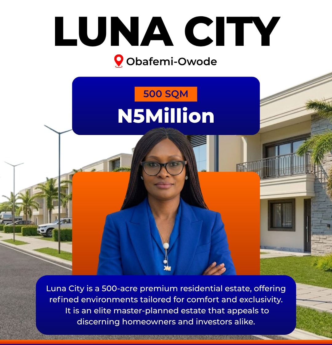 500sqm at Luna City, Obafemi Owode, Ogun State