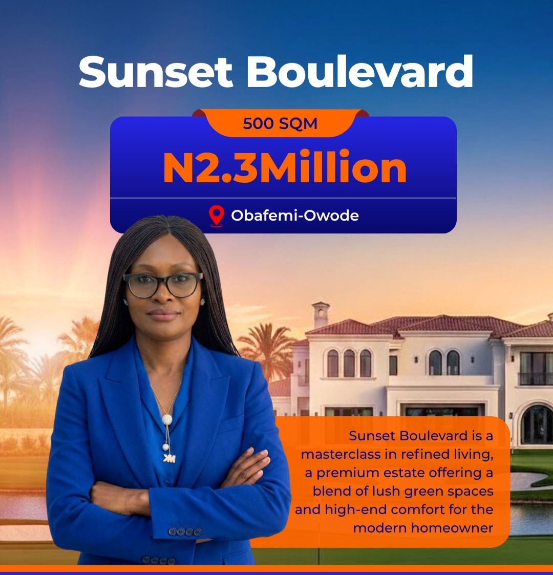 500sqm at Sunset Boulevard, Obafemi Owode, Ogun State - Image 2