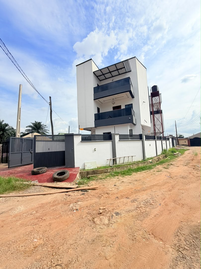Newly Built 4-Bedroom Fully Detached Duplex with BQ, Oko Oba, Agege