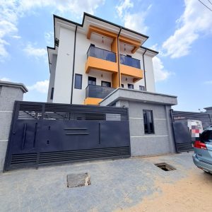 Neatly Built 4-Bedroom Semi-Detached Duplex with a Room BQ, Surulere, Lagos