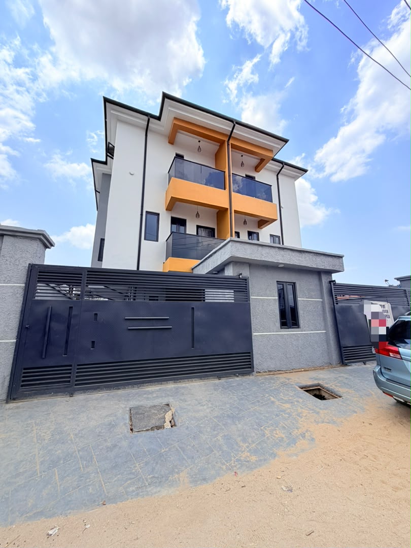 Neatly Built 4-Bedroom Semi-Detached Duplex with a Room BQ, Surulere, Lagos